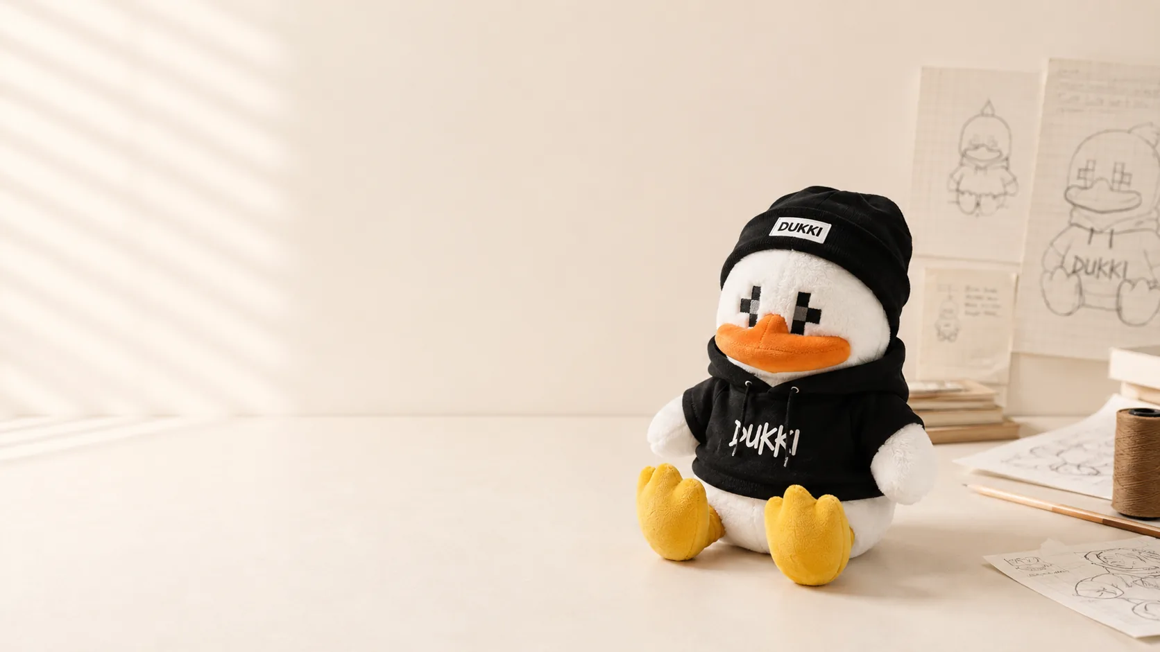 Custom character plush developed by JUSTPLUSH