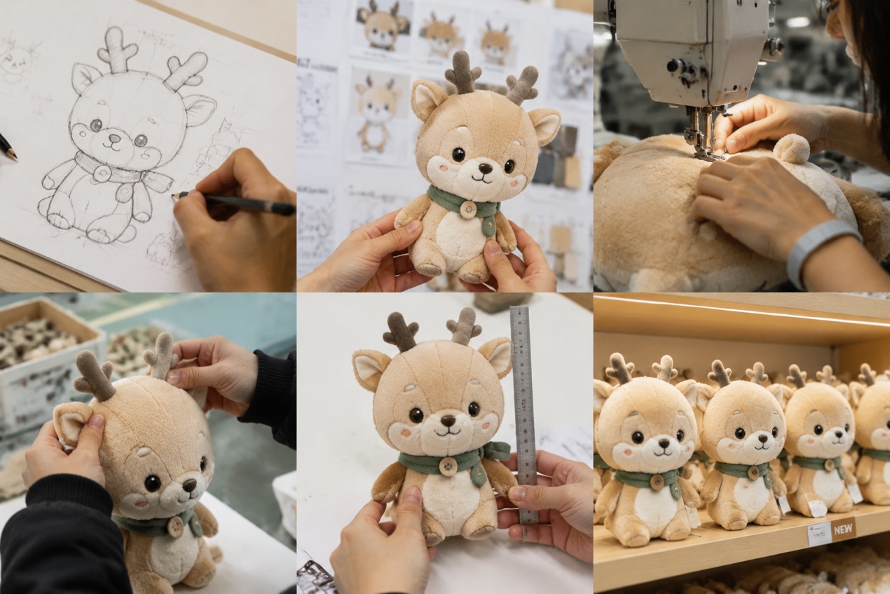 From Sketch to Shelf: What Really Happens Behind a Plush Product
